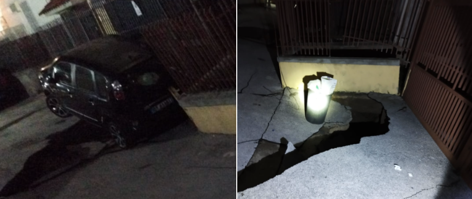 Voragine a Villaricca