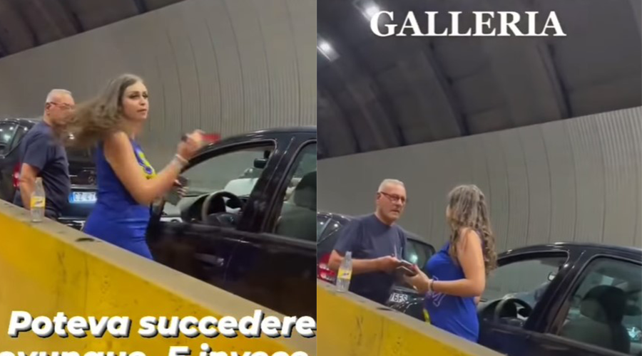 bloccata la galleria vittoria