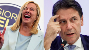 giorgia meloni giuseppe conte