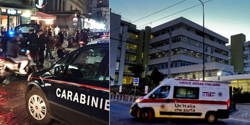 gli danno fuoco sanità