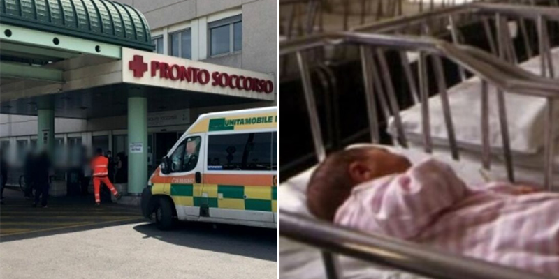 in ospedale per dolore addominale incinta