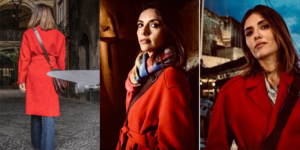 perché mina settembre indossa sempre cappotto rosso