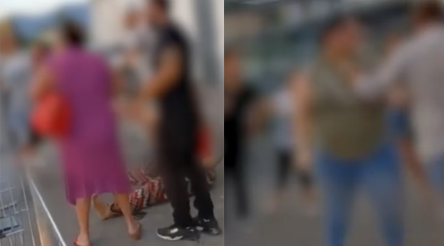 rissa donne supermercato