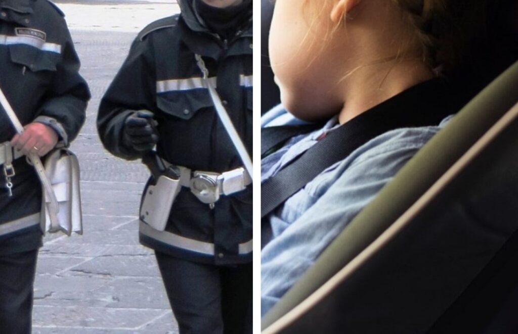 Agenti salvano bimbo