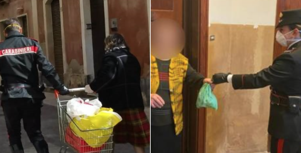 Anziana sola a Melito