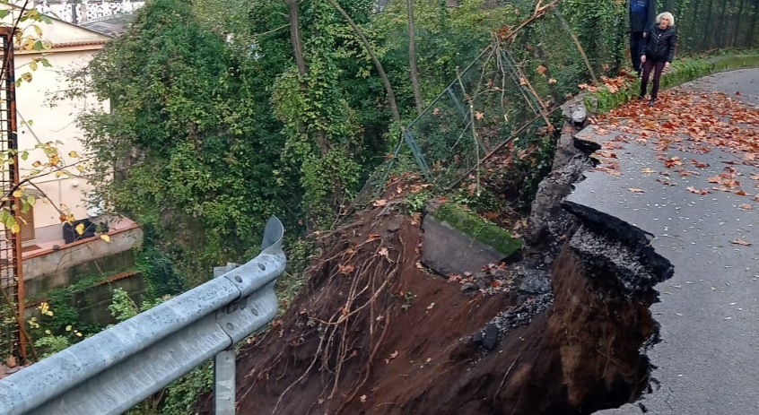 Frana a Cava de Tirreni