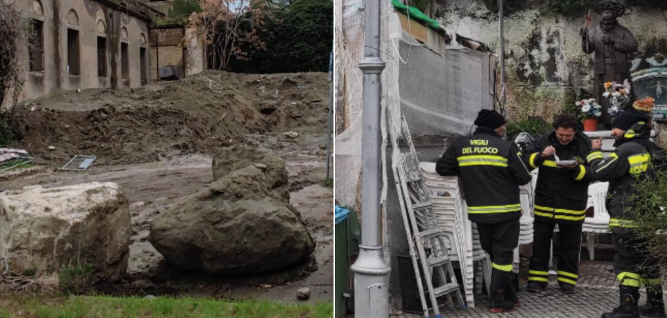 Vigili del fuoco a Ischia