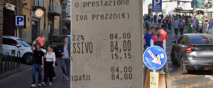 Parcheggio da 84 euro a Napoli