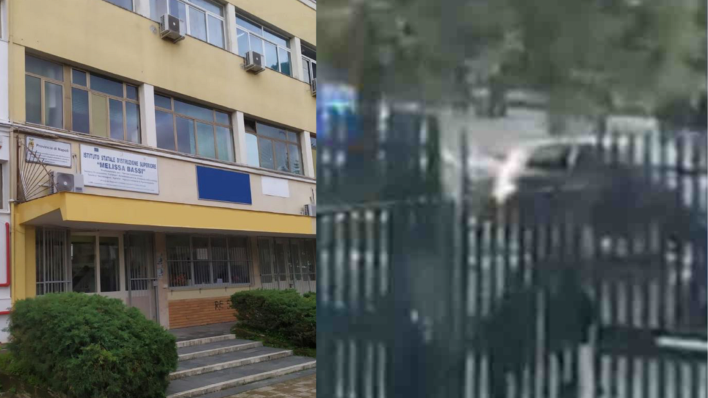 spari fuori scuola Scampia
