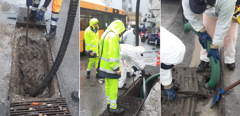 Pulizia caditoie a Napoli
