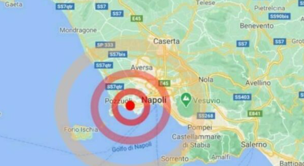 Terremoto a Napoli, altra scossa avvertita dalla popolazione
