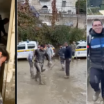 Studenti spalano il fango a Ischia