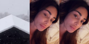belen rodriguez vacanze neve