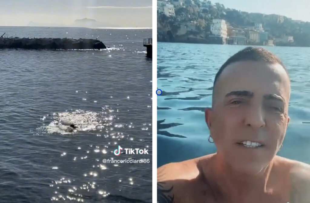 Franco Ricciardi e il bagno a Napoli