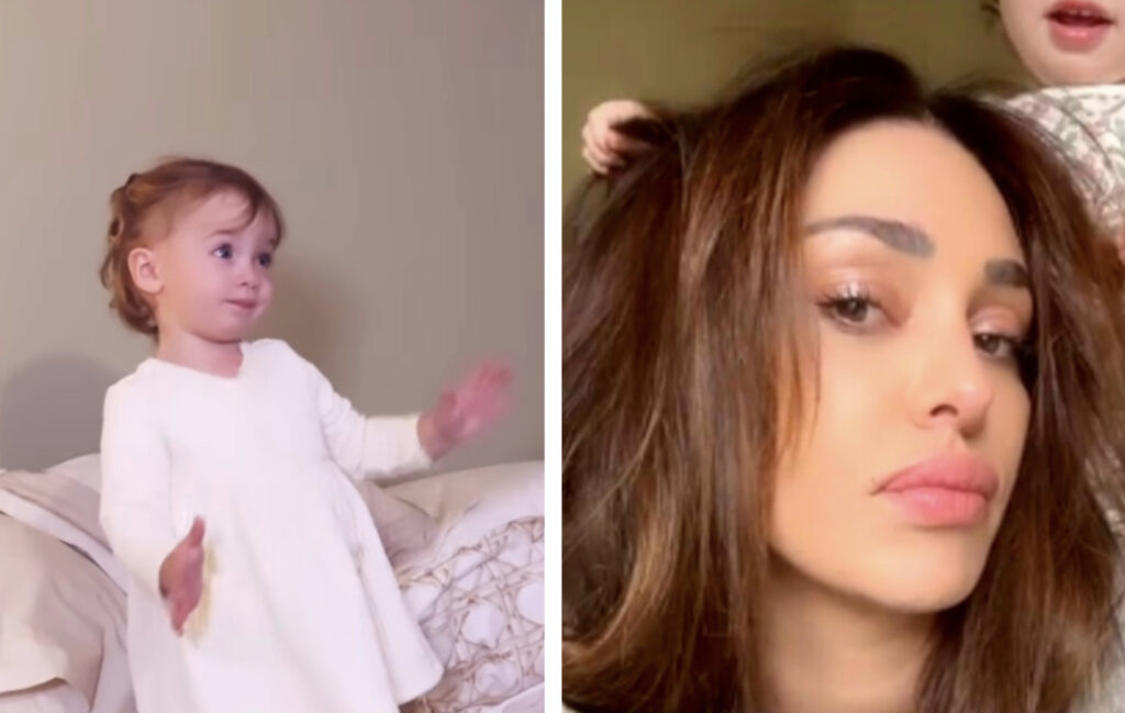 Luna Mari e il gioco con Belen