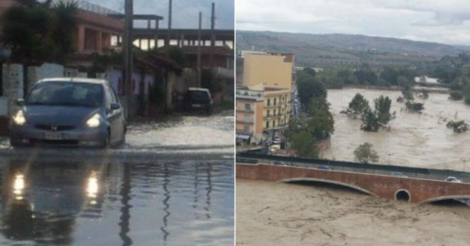 Esondazioni fiumi in Campania
