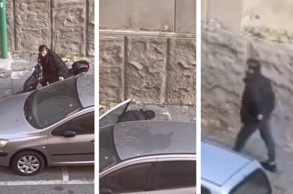 Furto stereo a Napoli