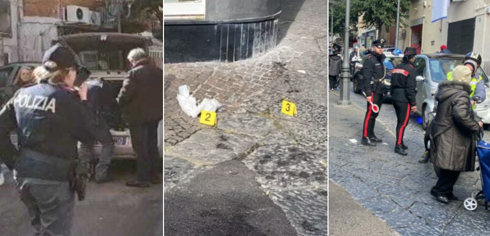 Gambizzata a Portici