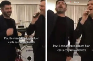 Il comandante di Mare Fuori con Natale Galletta