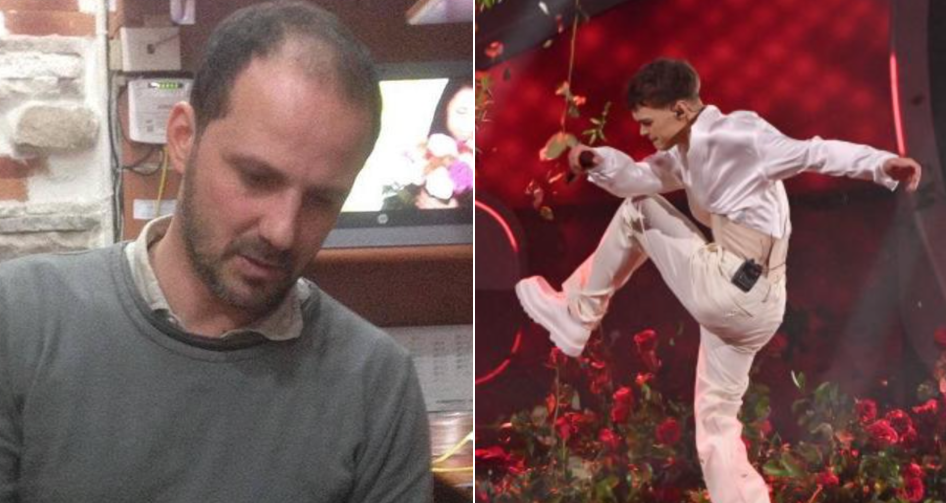 Espedito Rusciano fiori per Blanco a Sanremo