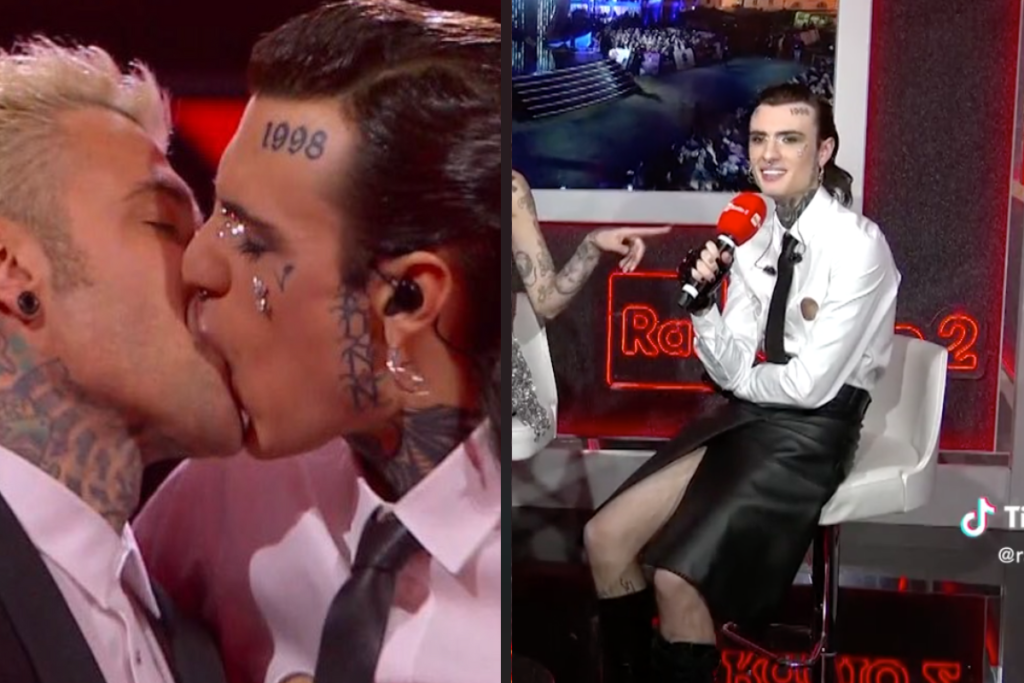 Rosa Chemical verità bacio Fedez