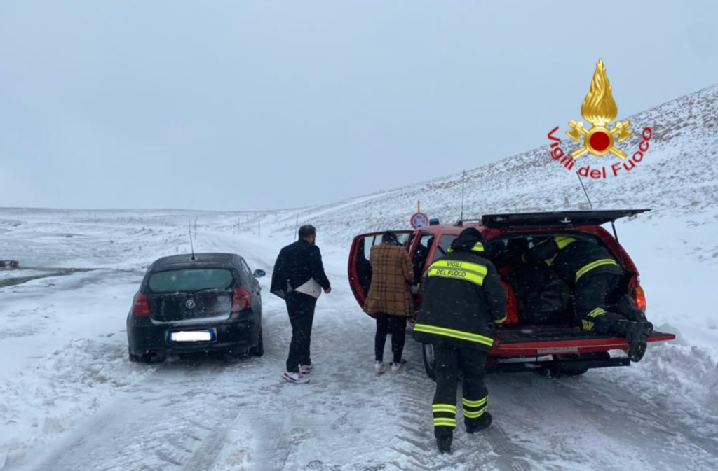 intrappolati neve montenegrine