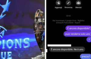 Sciacallaggio vendita biglietti Eintracht-Napoli