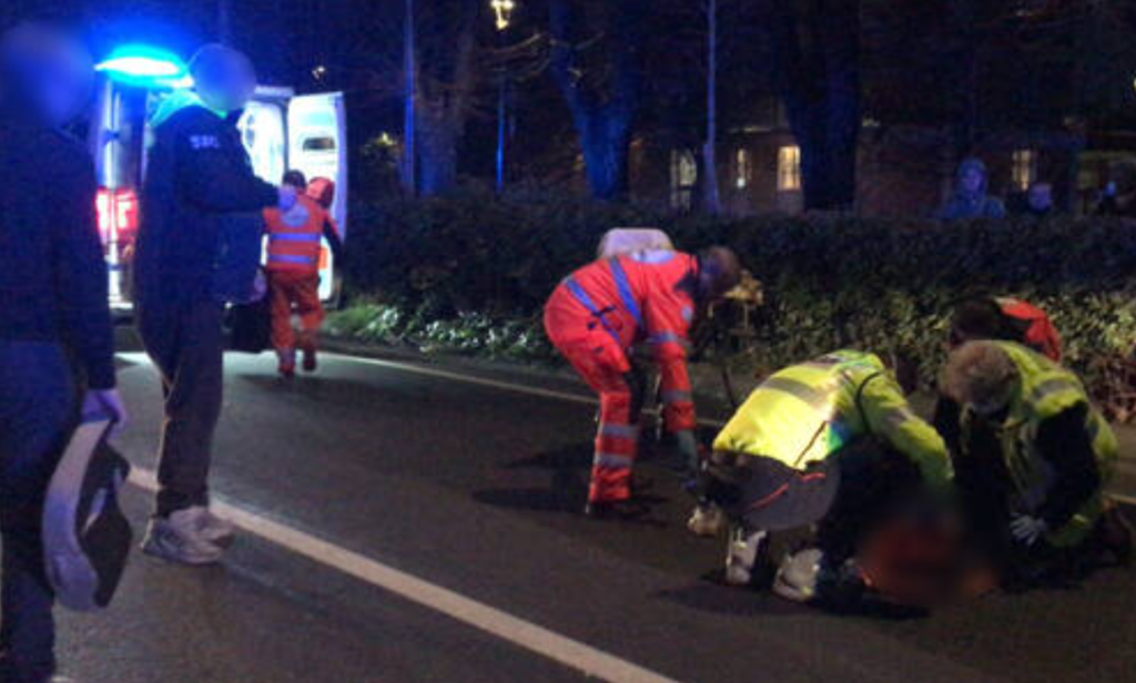 coppia travolta mergellina