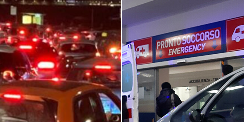 lite traffico finisce nel sangue