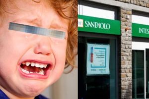 tentano colpo in banca arzano bambino piange