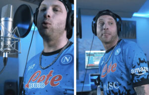 Clementino e la dedica per il Napoli