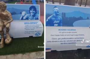 Panchine dedicate ai calciatori che hanno fatto la storia del Napoli