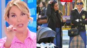 Barbara D'Urso furiosa nipotino paparazzo