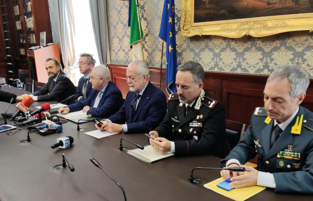 Le parole del Prefetto di Napoli Palomba