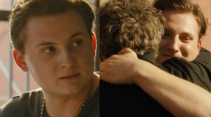 Pirucchio sul set con il padre