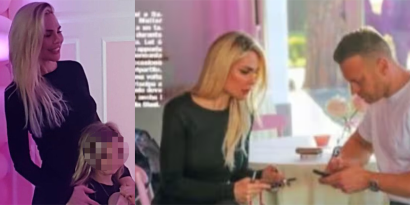 bastian al compleanno di ilary