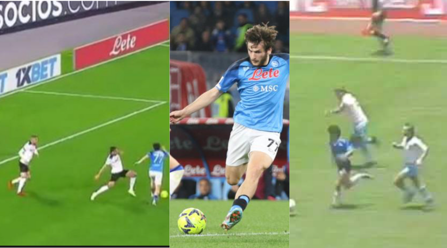 gol di Kvaratskhelia alla Maradona