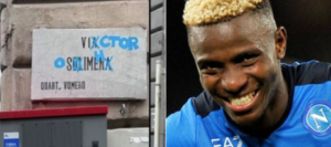 A Napoli via Solimena diventa Victor Osimhen
