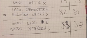 La tabella che vede la Lazio campione d'Italia