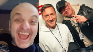 Peppe Iodice Totti Gigi D'Alessio concerto Eros Ramazzotti