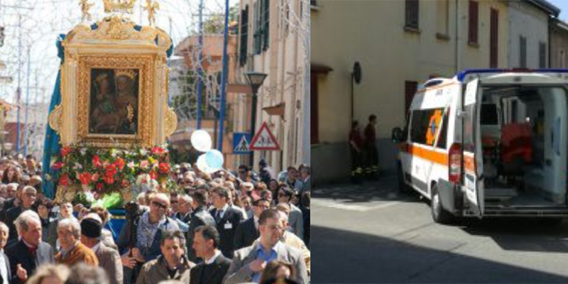 precipita processione parete