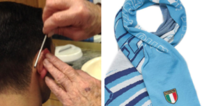 16enne costretto a togliere la sciarpa del Napoli dal barbiere