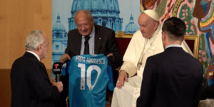 Il Napoli da Papa Francesco