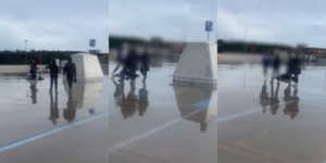 picchiato a miano dal branco