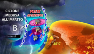 Previsioni meteo a Napoli, caldo africano e arrivo del ciclone Medusa: il weekend all'insegna del maltempo